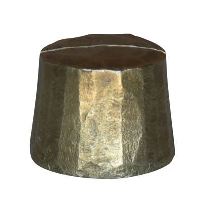 Chiseled Place Card Holder, Brass - Stump for wholesale by HomArt