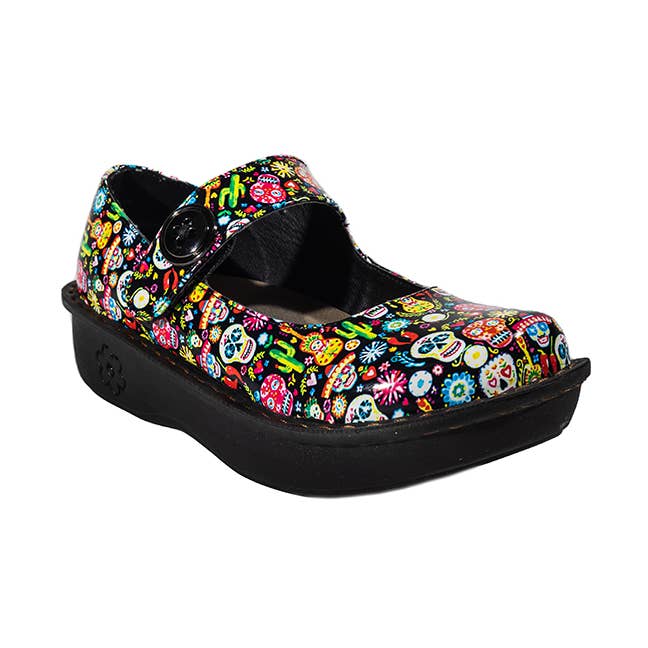 Savvy - Wholesale Clogs – Women's - Jane Nursing Shoe in Sugar Skull 30