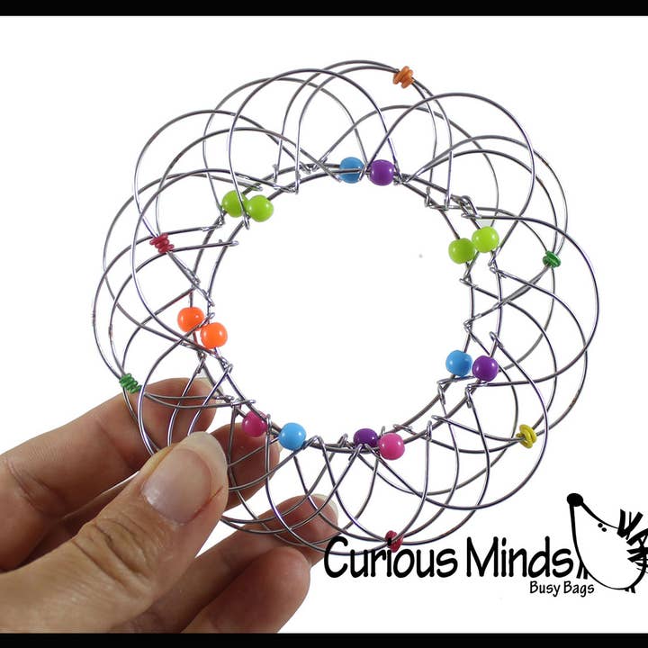 Curious Minds Toys - Wholesale Fidget Toy - Kids - 1 Wire Infinity Flower Magic Endless Folding Fidget Toy - Fl6
