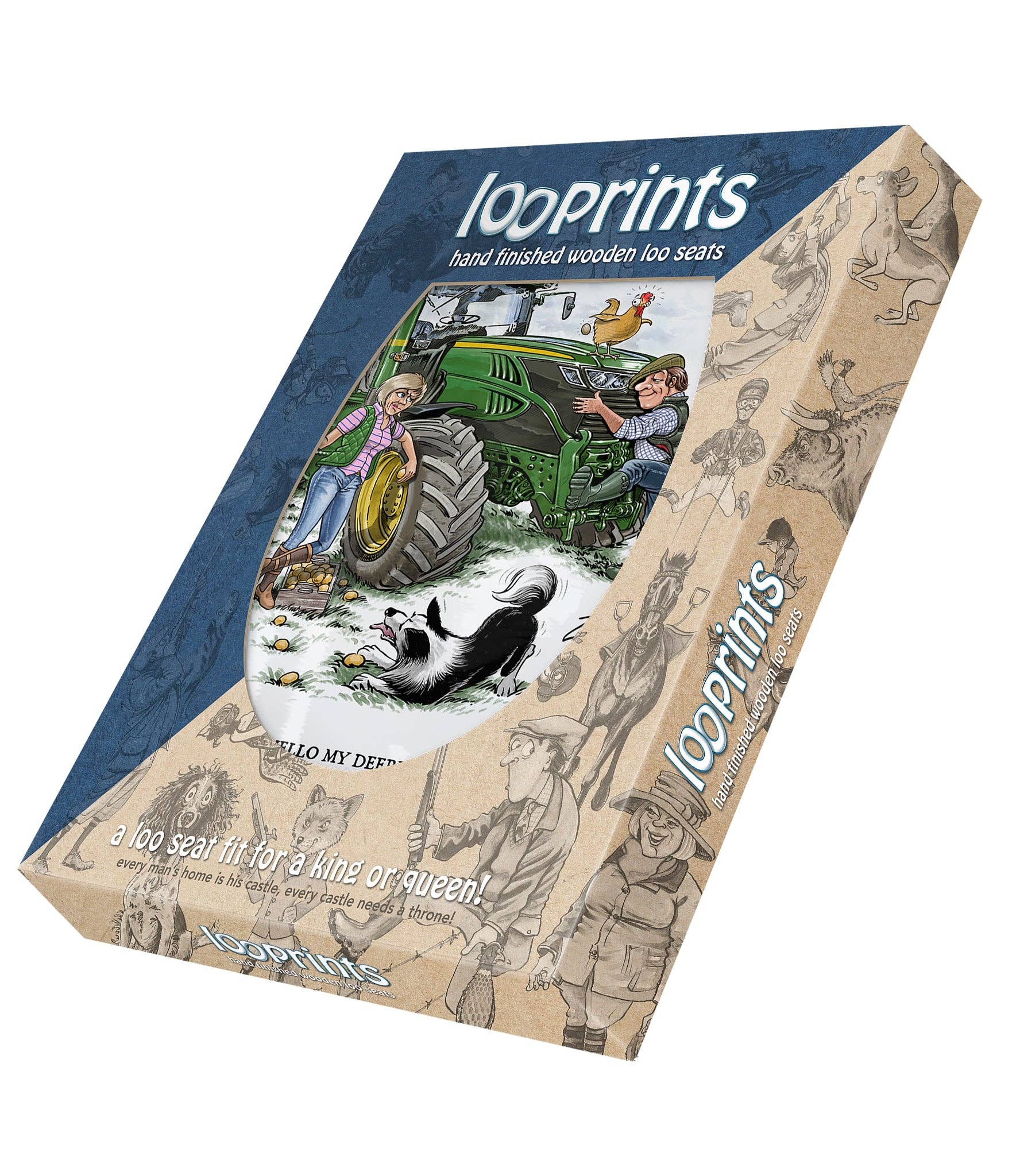 LOOPRINTS - Wholesale Toilet Seat Cover - Soft Close Toilet seat - Tractor Gifts & Farmhouse Decor2