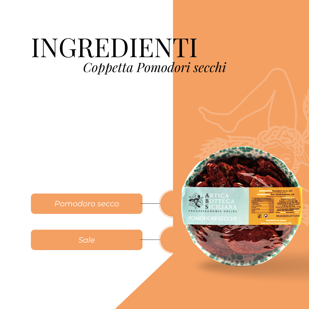 Antica Bottega Siciliana - Wholesale Dried Spice - Dried tomato ceramic bowl - 150 g1