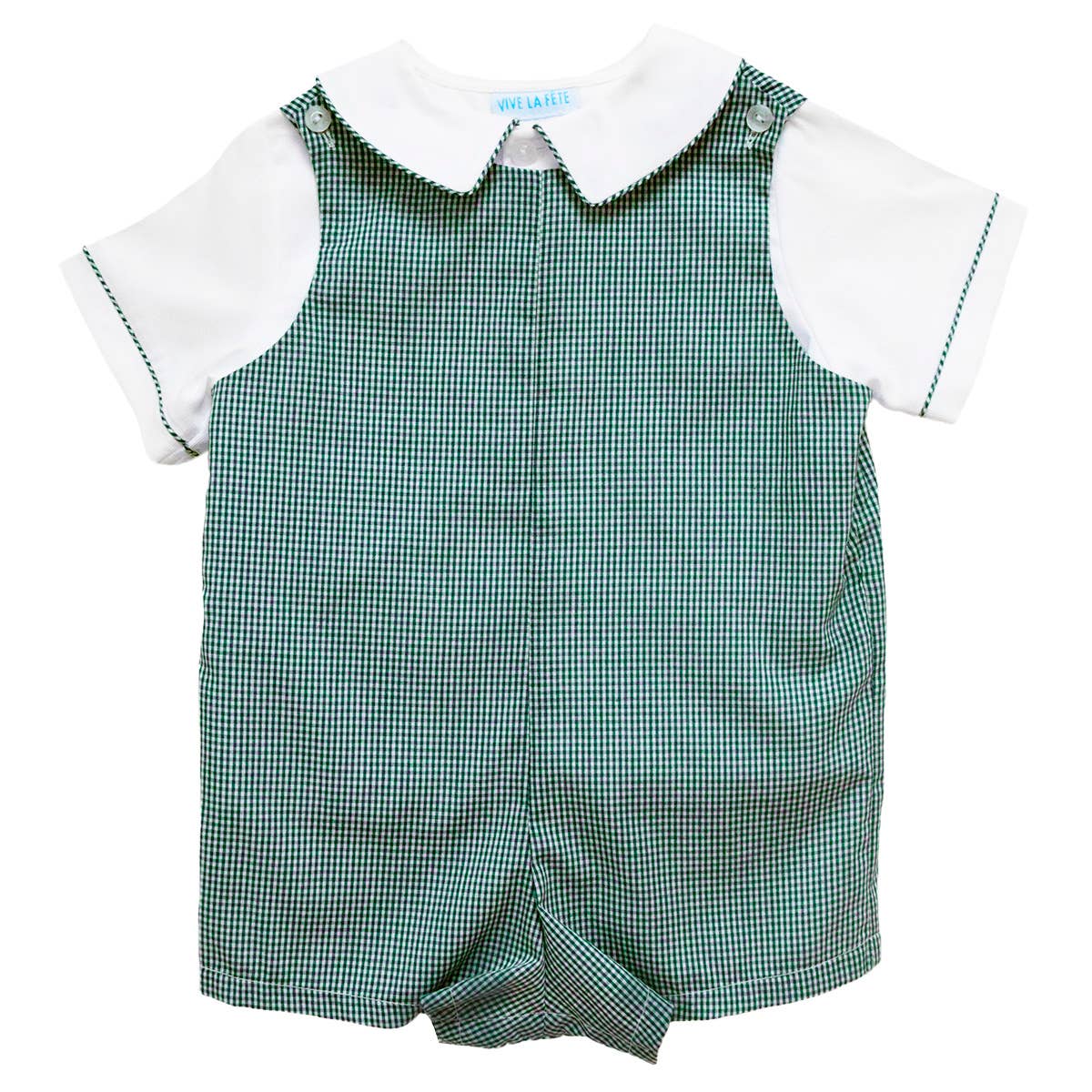 Vive La Fete - Wholesale Clothing Set - Baby - Boys Shortall & White Shirt2