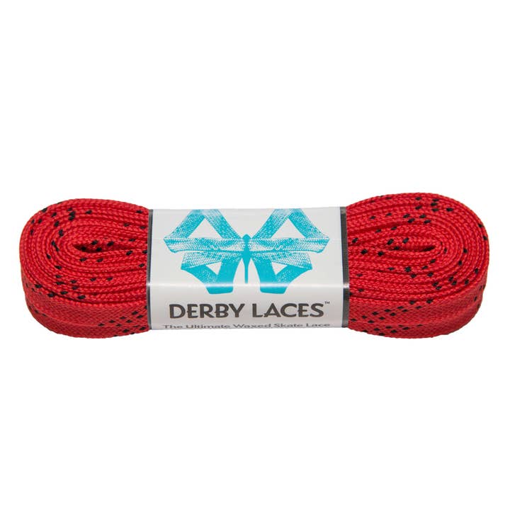 Cordones Derby de 72 pulgadas (183 cm) de color rojo encerado para patines para venta al por mayor de Derby Laces