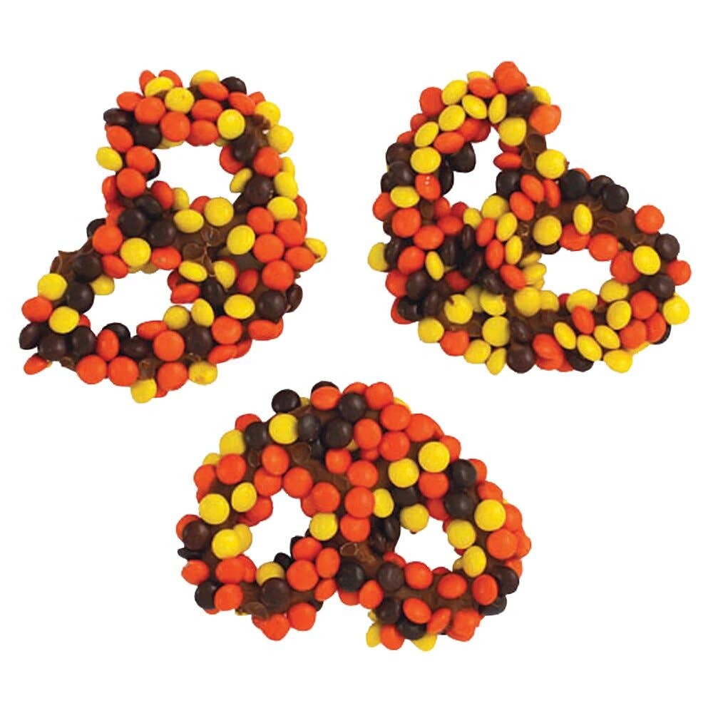 Royal Wholesale - Wholesale Pretzels - Asher Milk Gourmet Pretzel with Reeses Pieces 6lb *Fragile Item*0