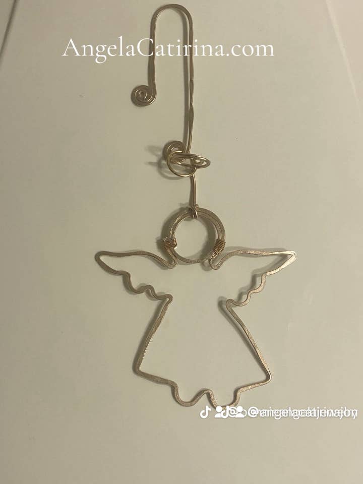 Ornamento di Natale Angelo Custode per la vendita all'ingrosso da parte di Angela Catirina Jones