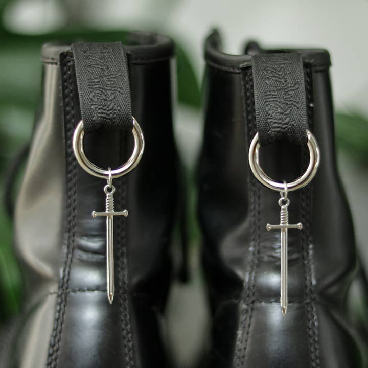 Sword Charm Boot Accessories for wholesale by Cosmic Crow