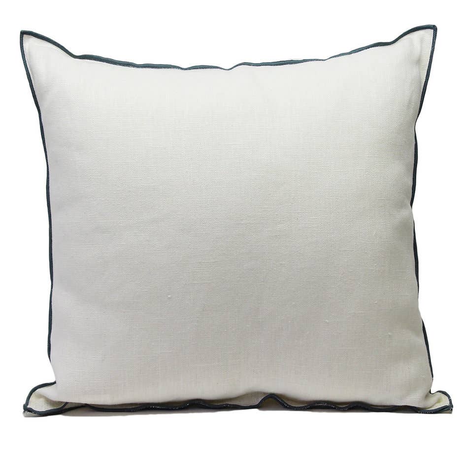 Giardino Segreto - Wholesale Throw/Decorative Pillow - Pure linen cushion CORDONCINO0
