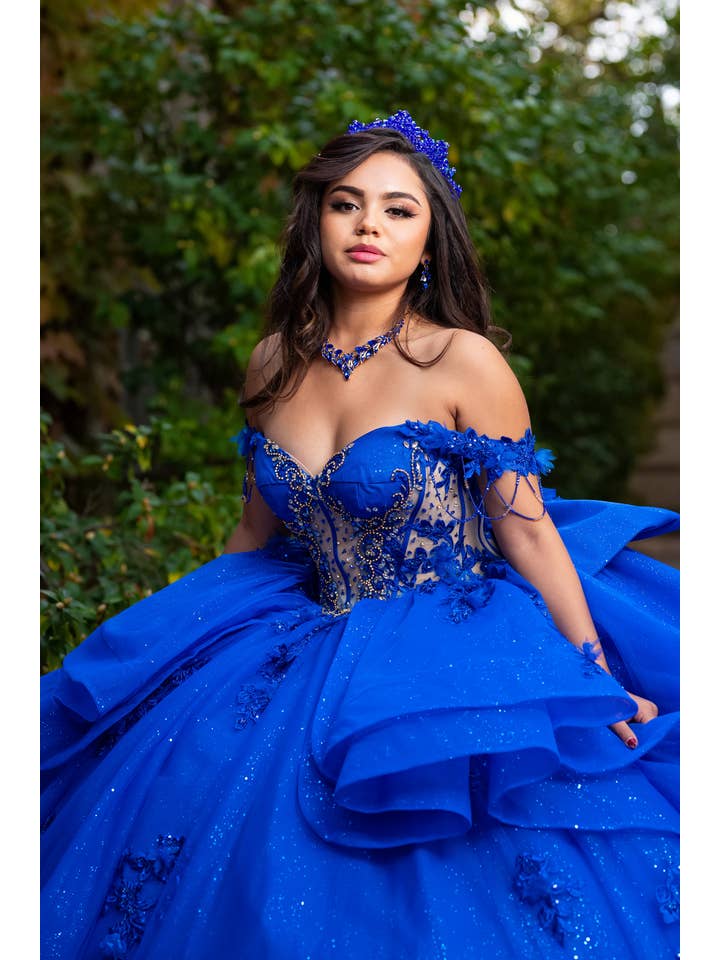 Chicas – Engroshandel Aftenkjole - Dame – Skulderfri quinceañera-kjole med korset CHF313223