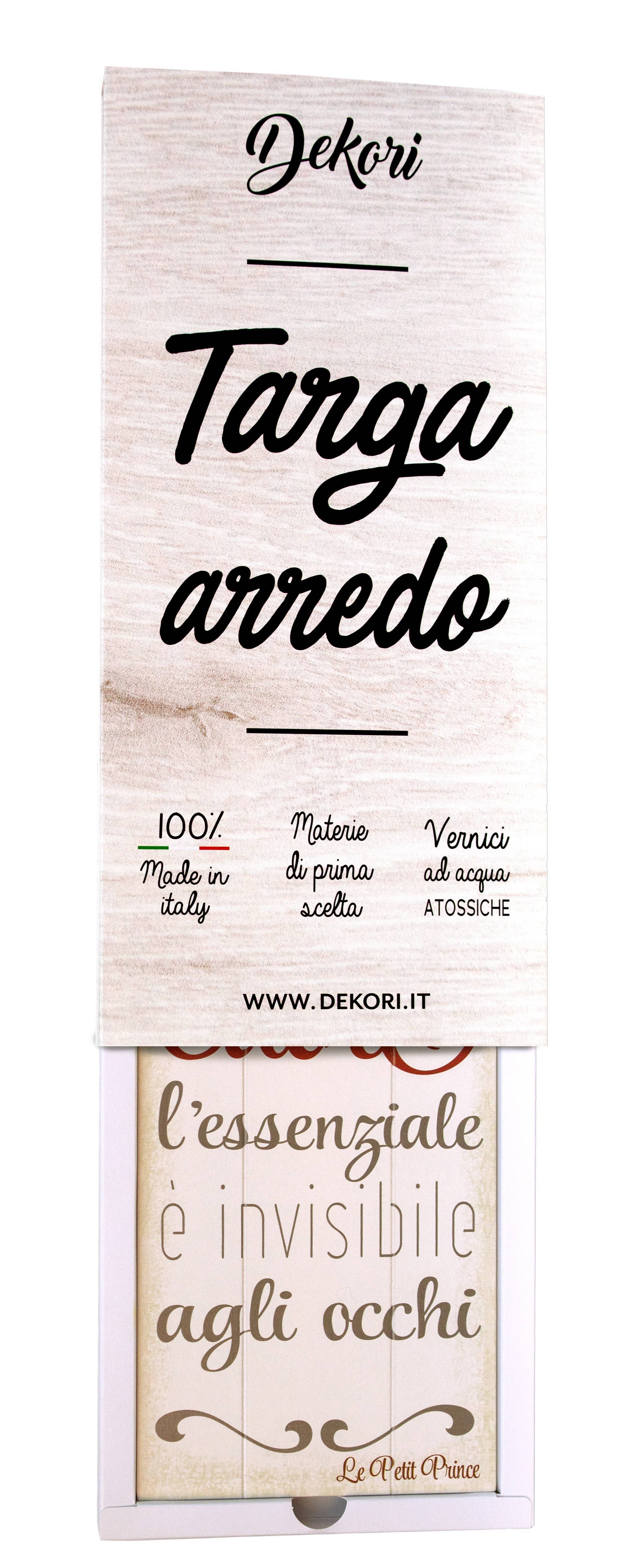 Dekori – wholesale Sign – Targa Arredo - Family Rules2