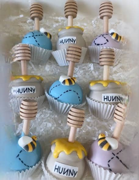 Edible Images Michigan - Wholesale Cake/cupcake topper - 100 ct. CHOOSE SIZE edible images for desserts "HUNNY" pooh1