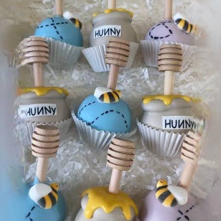 Edible Images Michigan - Venta al por mayor Adorno para tartas/cupcakes - 100 quilates ELIGE EL TAMAÑO: imágenes comestibles para postres «HUNNY», pooh1