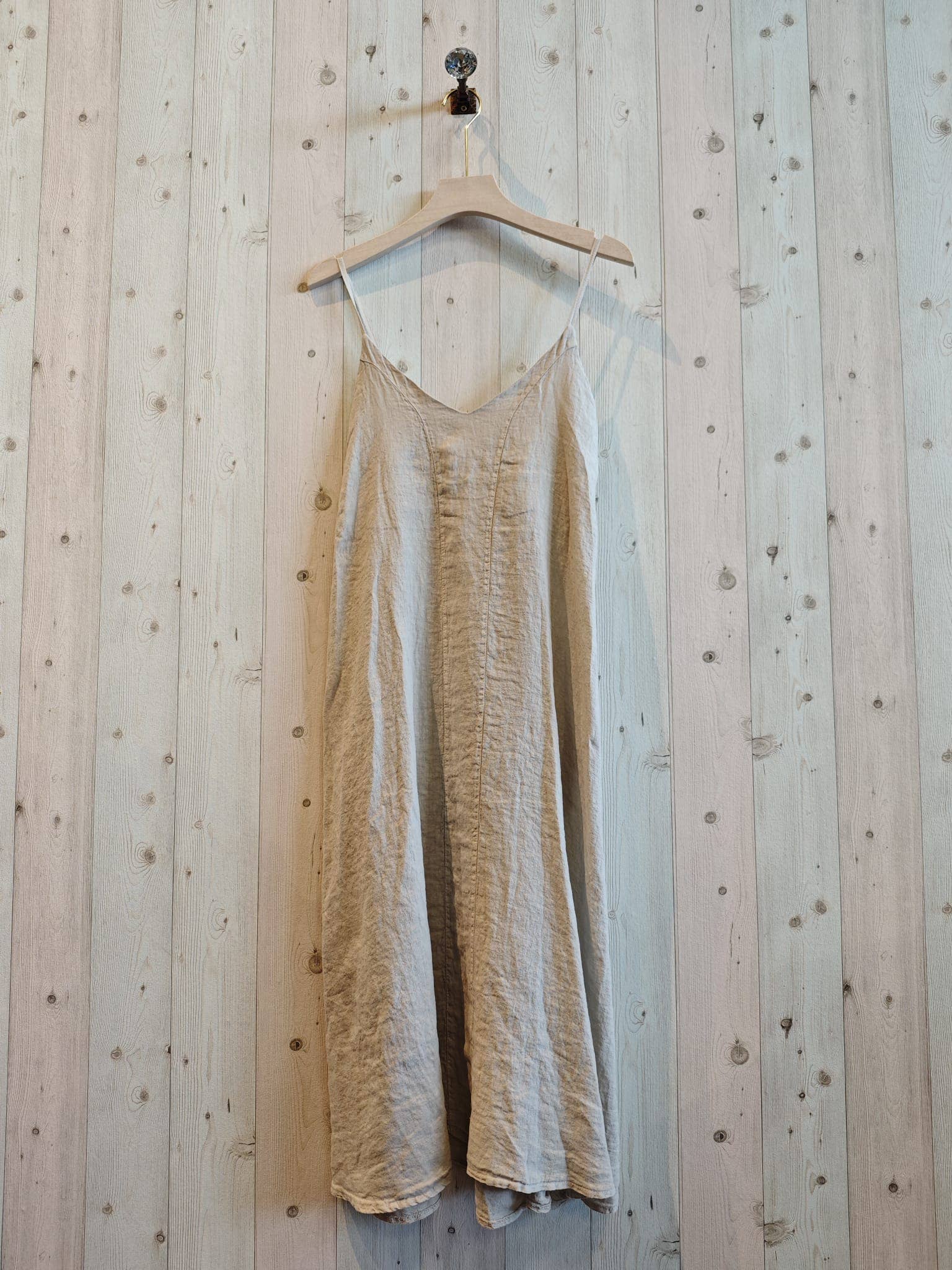 Linen & More - Vendita all'ingrosso Vestito - Donna - Vestito con spalline sottili in lino 100%2