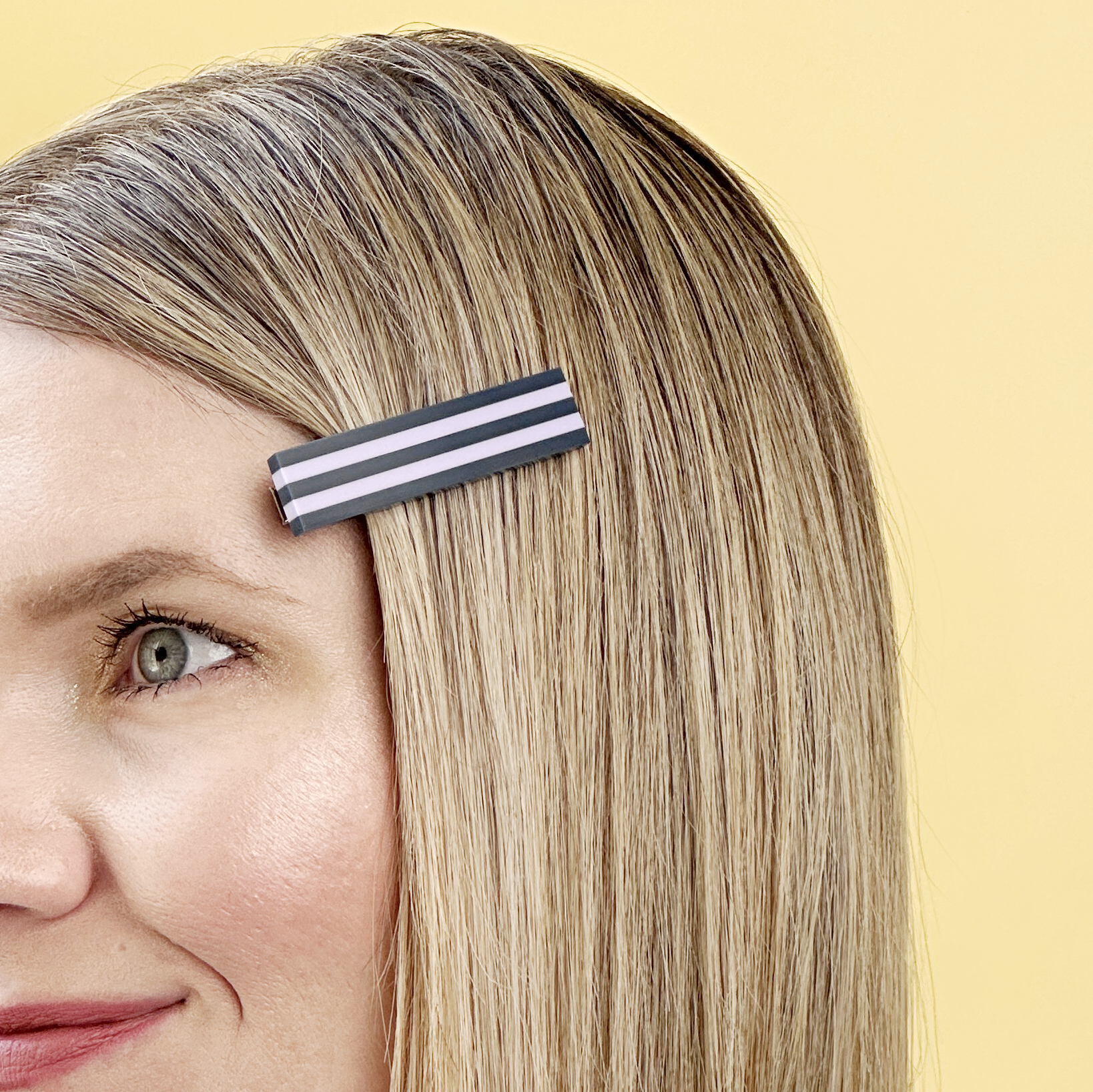 Combinist Goods - Wholesale Hair Clip - Women's - Striped Hair Clip | Large7