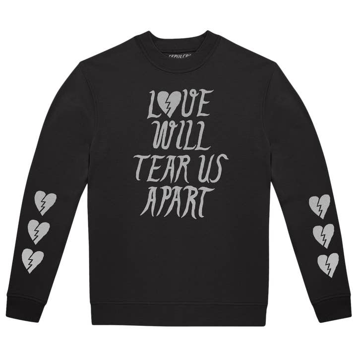 Love Sweatshirt - Svart för wholesale av SEPULCRO