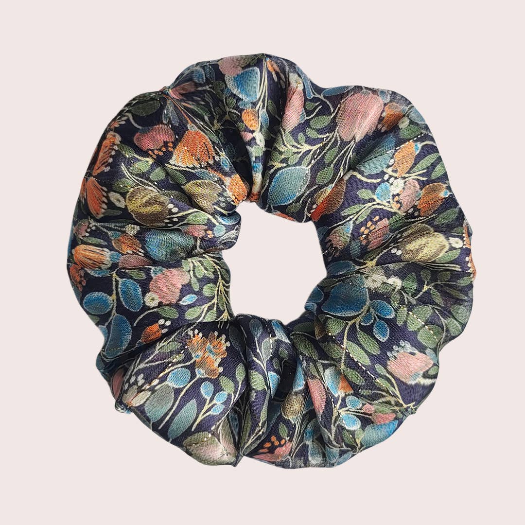 Laure Derrey - Venta al por mayor Coletero - Mujer - Coletero PIA con estampado floral en poliéster, kaki con hilo dorado lurex5