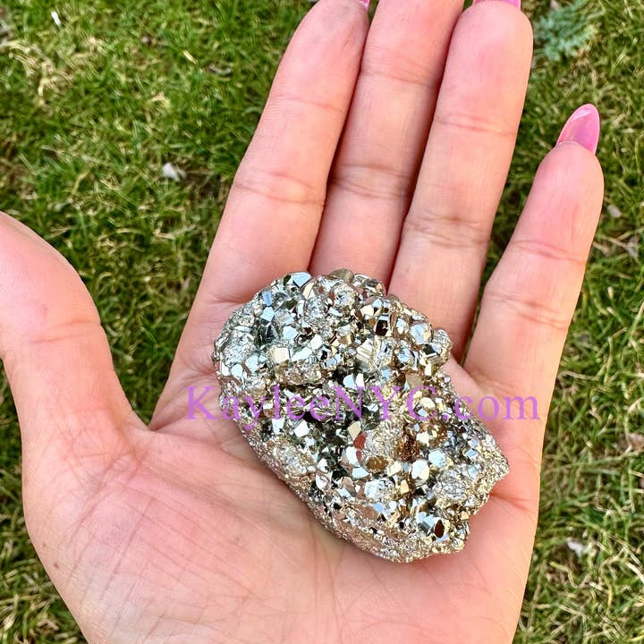 KayleeNYC - Wholesale Spiritual Stone/Crystal - 2 lbs Natural Pyrite Specimen Crystal3