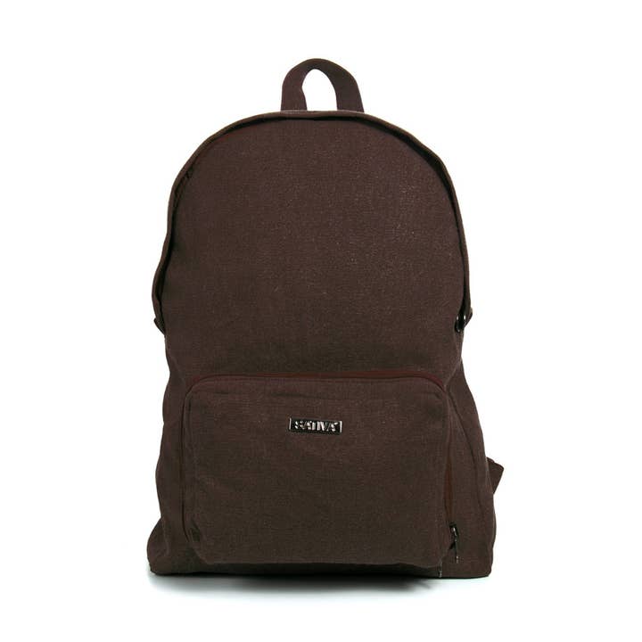 Hemp Fold Up Backpack for wholesale by Sativa Bags