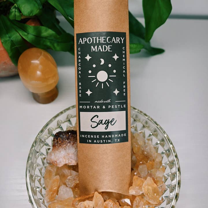 Sage Incense for wholesale by Apothecary Made