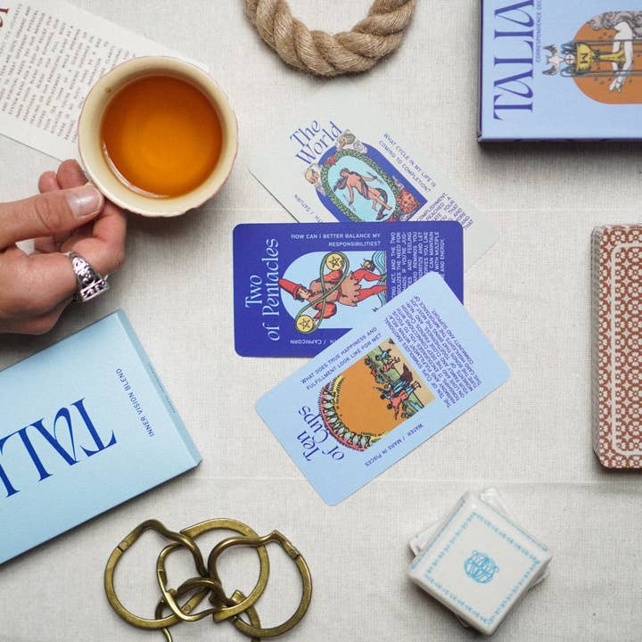 FLEURS - Wholesale Tarot/Oracle Card - TALIA TAROT DECK ❈ with correspondence/messages + astrology1