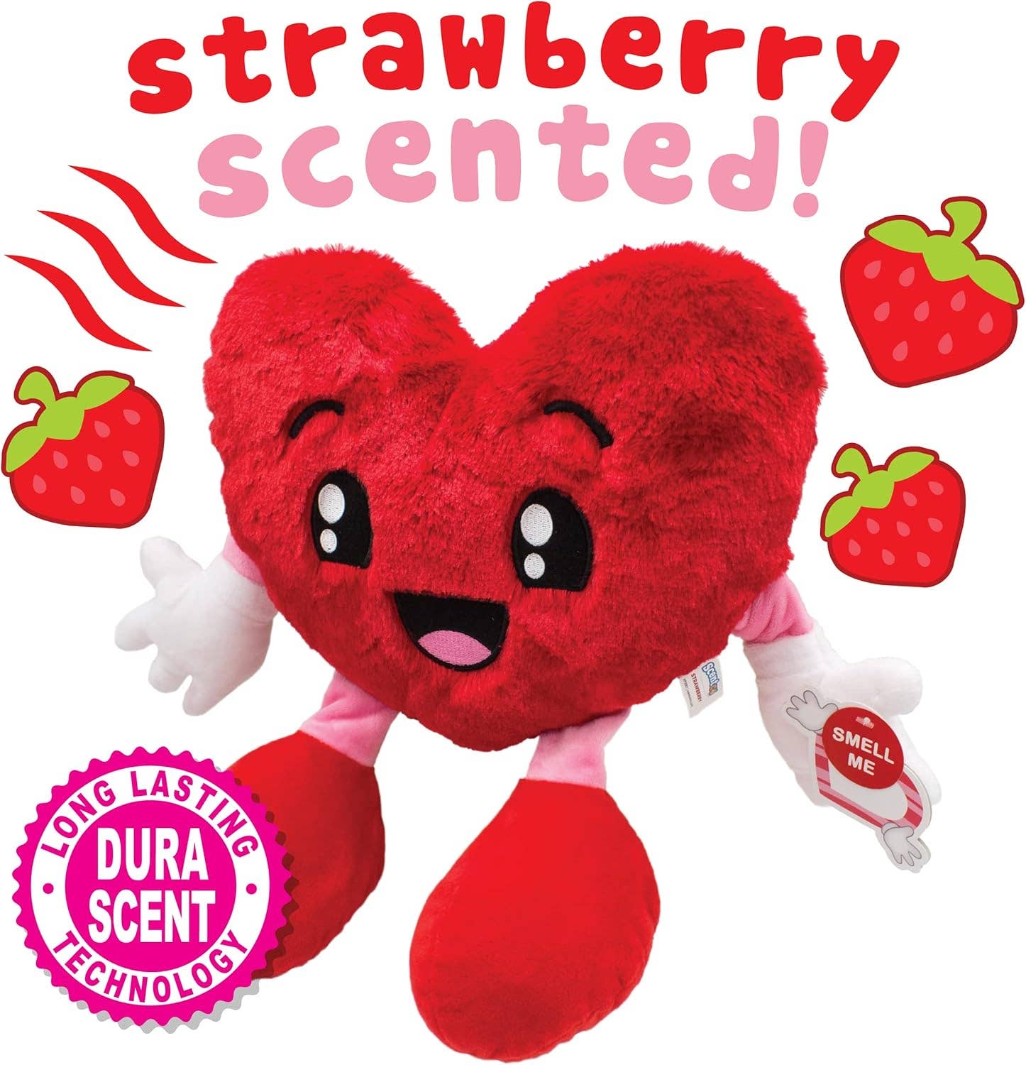 Scentco, Inc - Wholesale Stuffed/Plush Toy - Kids & Baby - Sweetheart - 10" Heart Strawberry Scented Plush  1