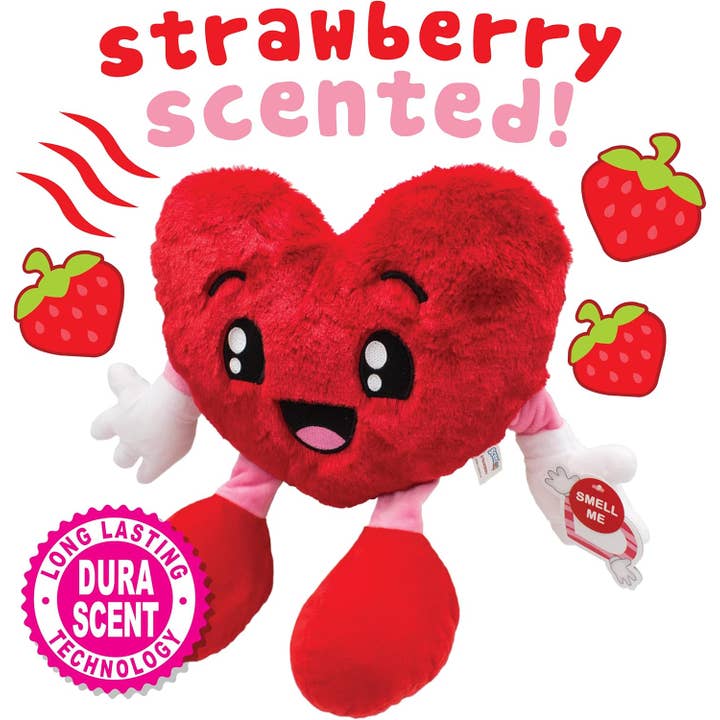 Scentco, Inc - Wholesale Stuffed/Plush Toy - Kids & Baby - Sweetheart - 10" Heart Strawberry Scented Plush 1
