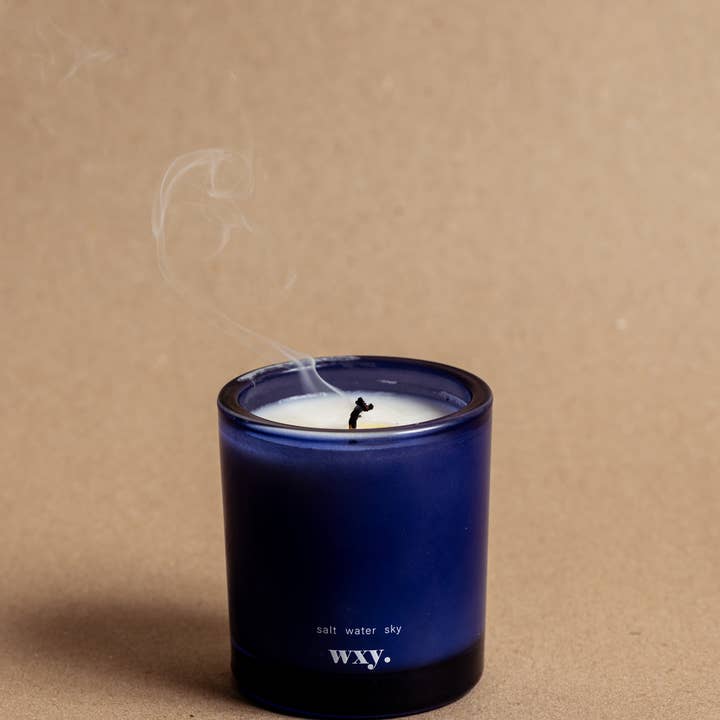 wxy. - Wholesale Jar/Filled Candle - Roam mini. - 5.2oz candle - salt. water. sky.2