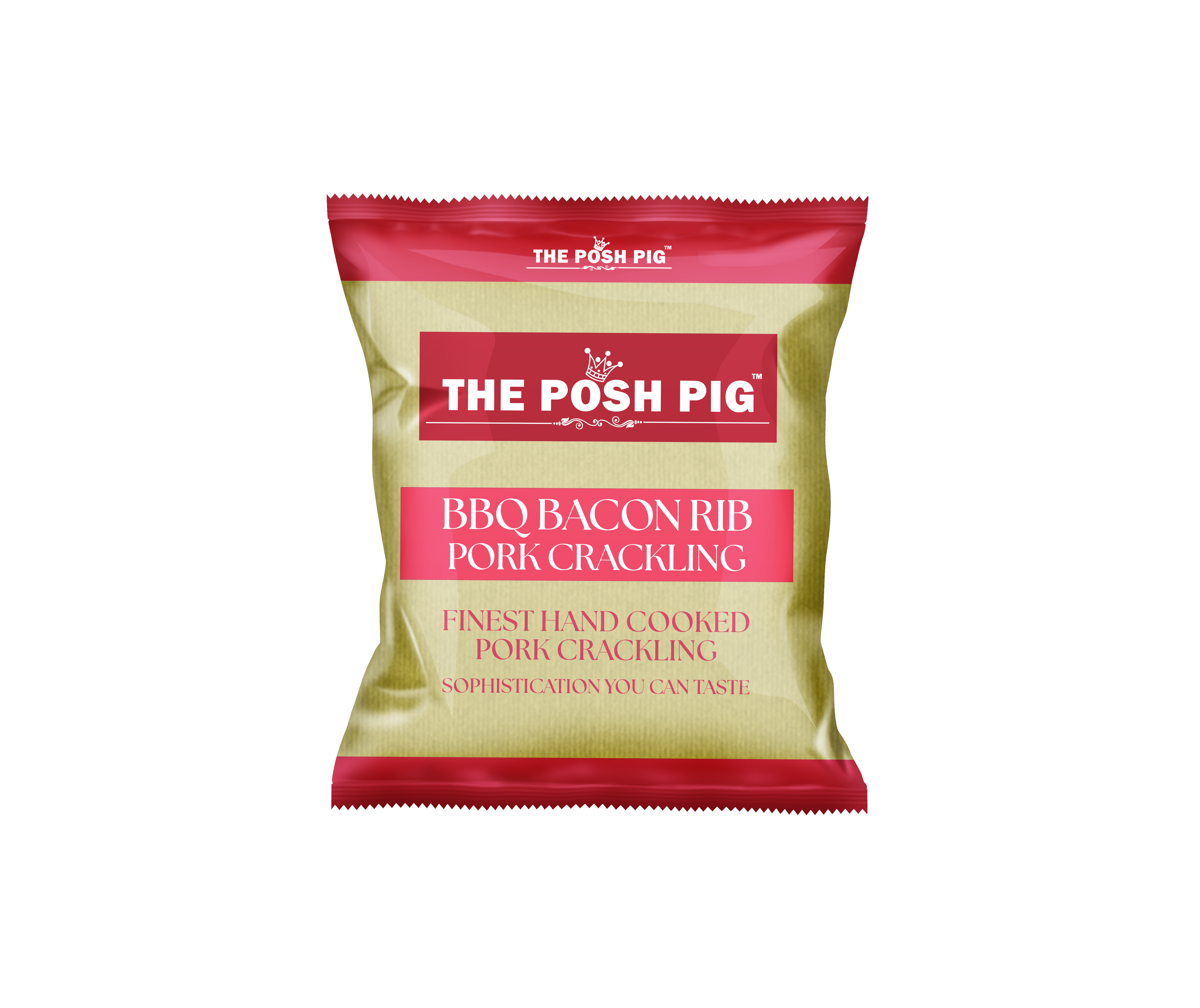 The Posh Pig – wholesale Puffed snack – Pork Crackling 40g Bag 6 Flavours Available4