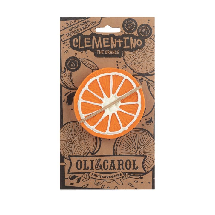 Oli & Carol - Wholesale Bath Toy - Baby - Clementino the Orange
