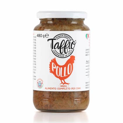 Ragù di Pollo 480g per la vendita all'ingrosso da parte di TAFFIO PET FOOD