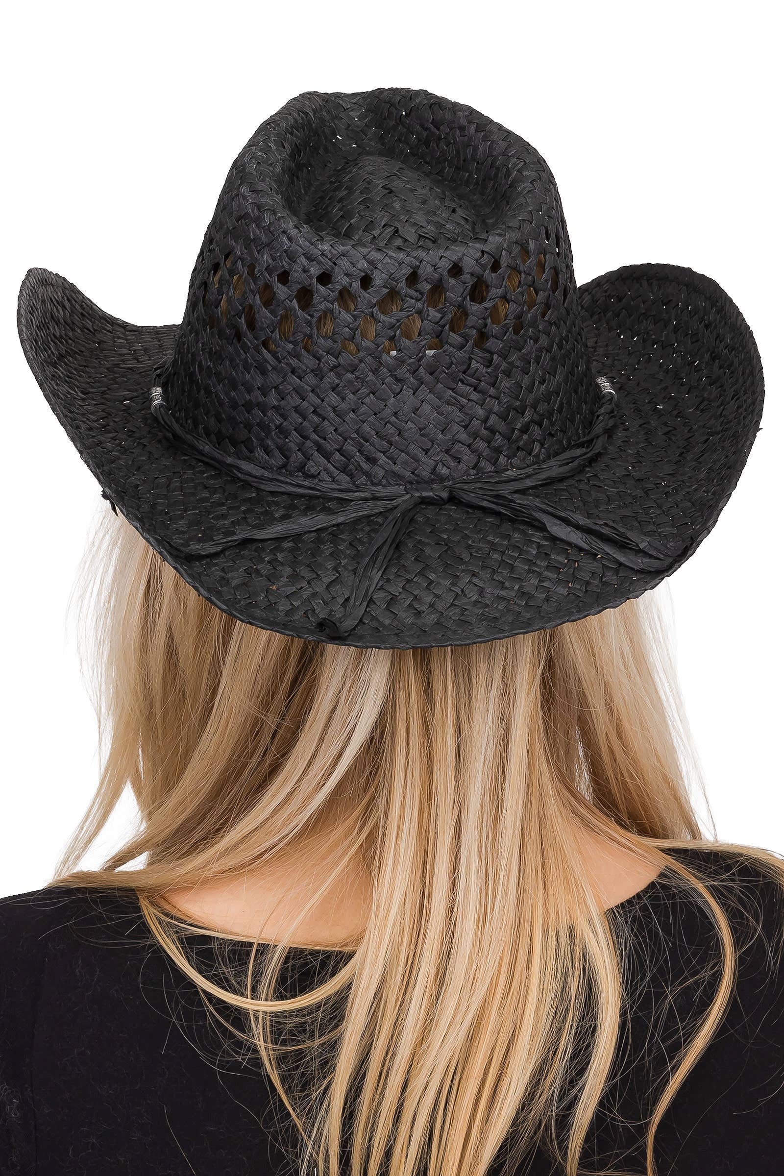 Cap Zone - Wholesale Cowboy Hat - Women's - Coastal Medallion Vented Straw Cowboy Hat5