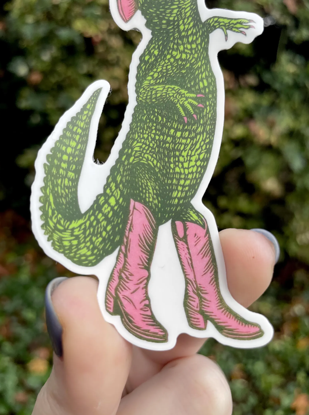 Augury Press - Wholesale Sticker - Cowboy Alligator Sticker1