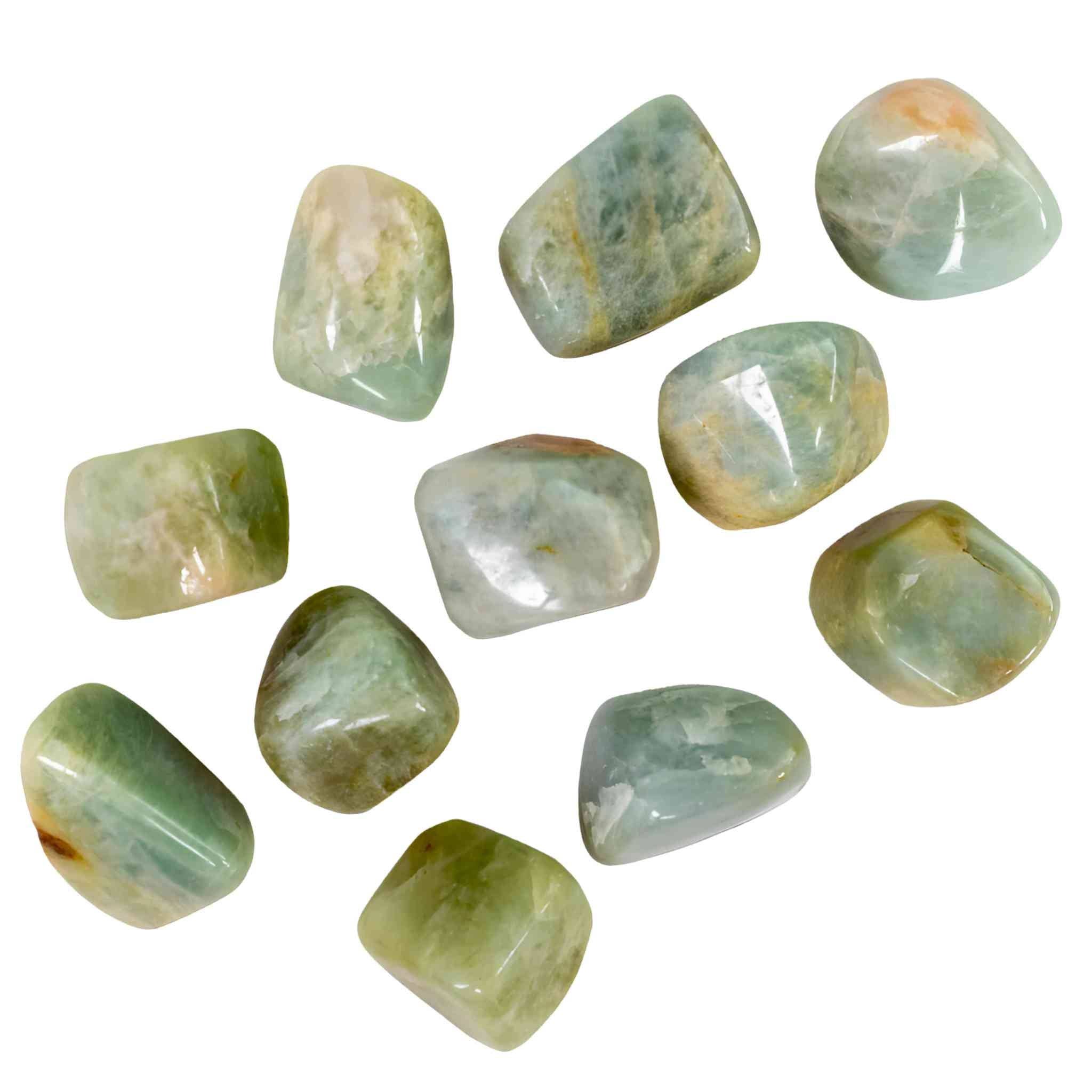 Down To Earth - Vendita all'ingrosso Pietra/cristallo spirituale - Acquamarina levigata. 1 libbra.3