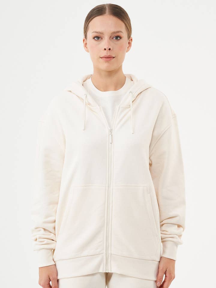 JUNDA- Unisex Soft Touch Sweatjacke aus Bio-Baumwolle for wholesale by ORGANICATION