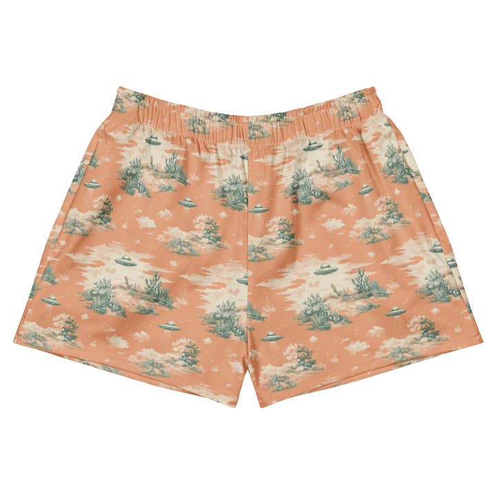 Dernière Sortie Orbite : Short de Sport Orange Pâle pour la vente par Texas Eclipse Outfitters