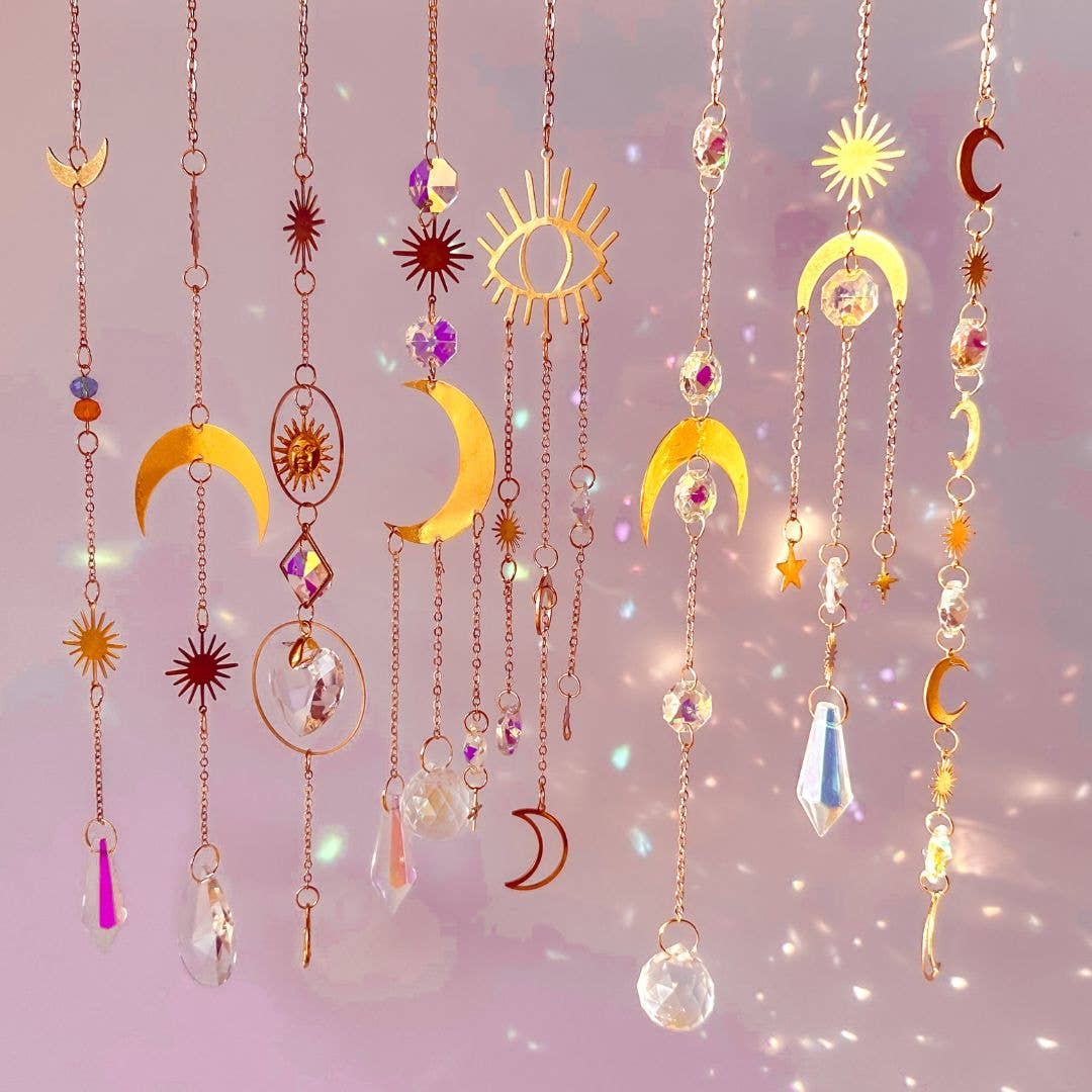 LilAryenne | Jewelry & Suncatchers – Engroshandel Solfanger – Prisme Solfanger - Farverig Måneskin Gave6