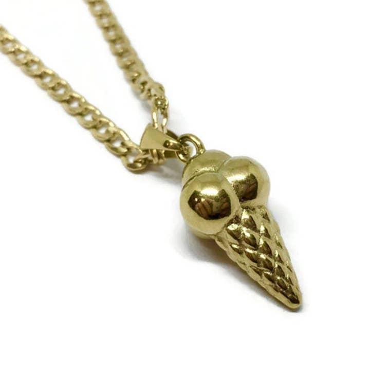 Gifts From The Crypt - Wholesale Pendant/Charm Necklace - Ice Cream Cone Necklace | Summer Candy Cute Sweet Jewellery3
