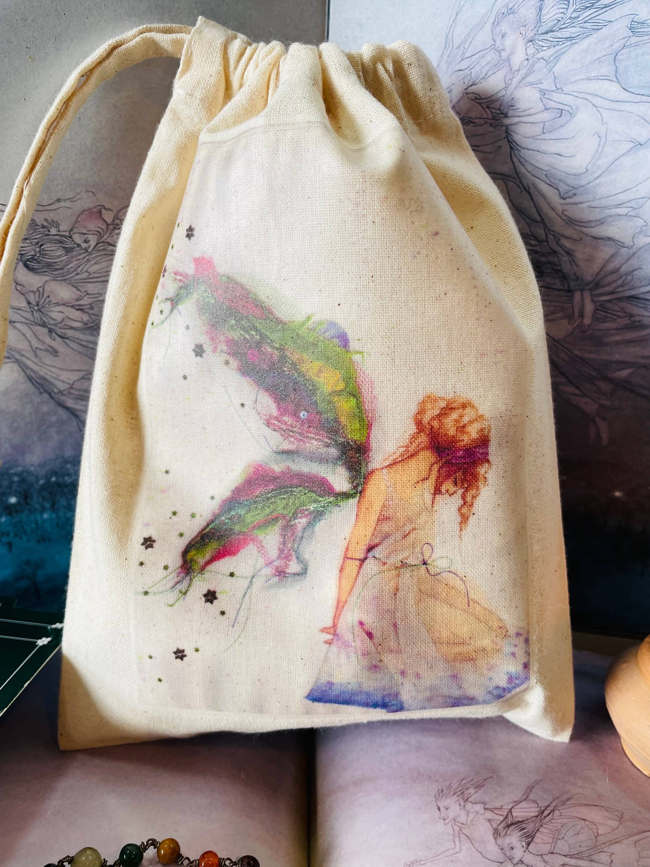 FreeRangeFaeries - Wholesale Pouch - Women's - Fabric Faerie Tarot Pouch 4