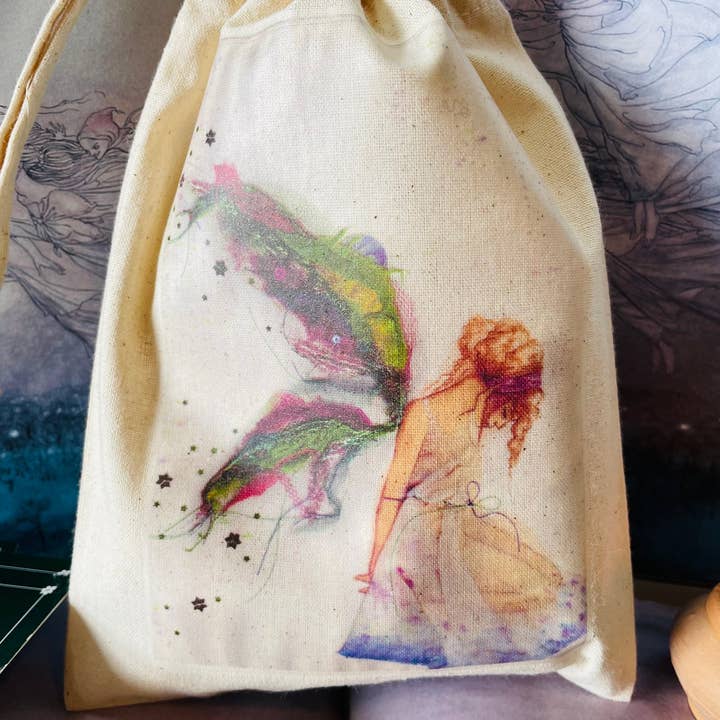 FreeRangeFaeries - Wholesale Pouch - Women's - Fabric Faerie Tarot Pouch 4