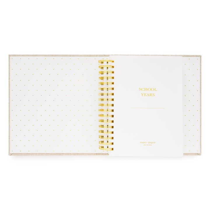 Sugar Paper - Wholesale Memory Book - Kids & Baby - Flax School Years Book2