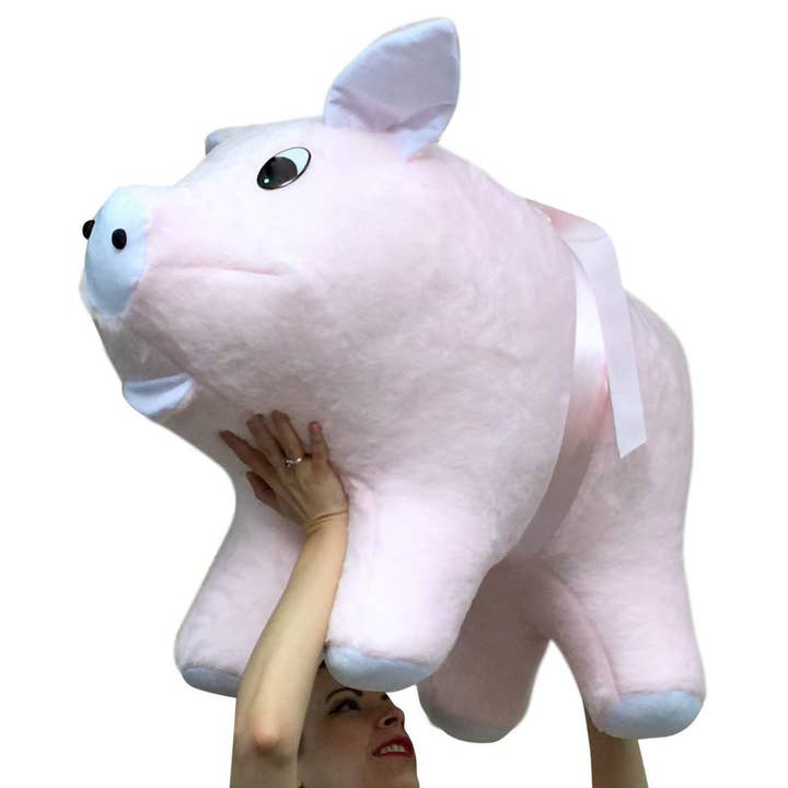 Big Plush - Wholesale Stuffed/Plush Toy - Kids & Baby - American Made Giant Stuffed Pink Pig 32 Inch Soft Big Plush