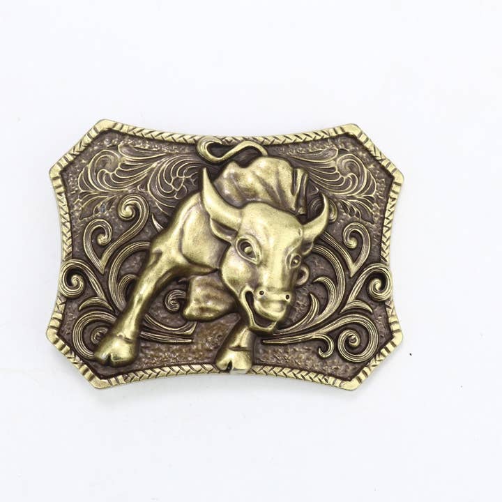 ACCITY - Wholesale Belt Buckle - Unisex - TEXAS PENTAGRAM VINTAGE BELT BUCKLE_CWABE04316