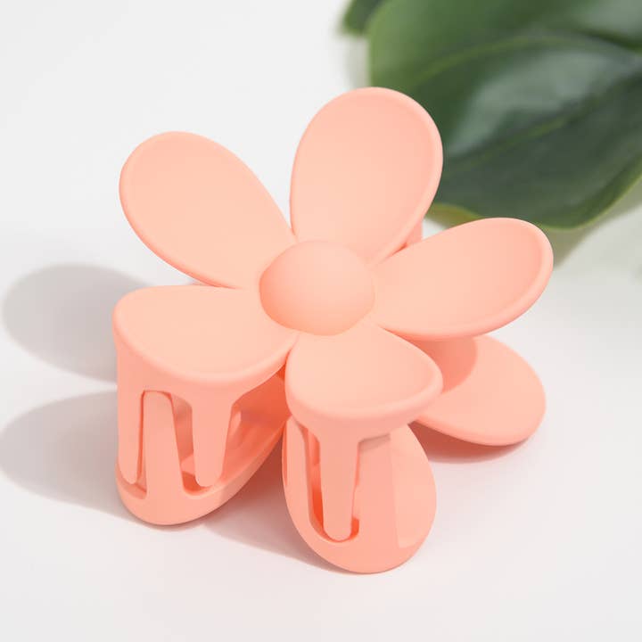TheDivaSoap - Wholesale Hair Clip - Women's - 2.75''Medium Solid Color Matte Daisy Claw Clip