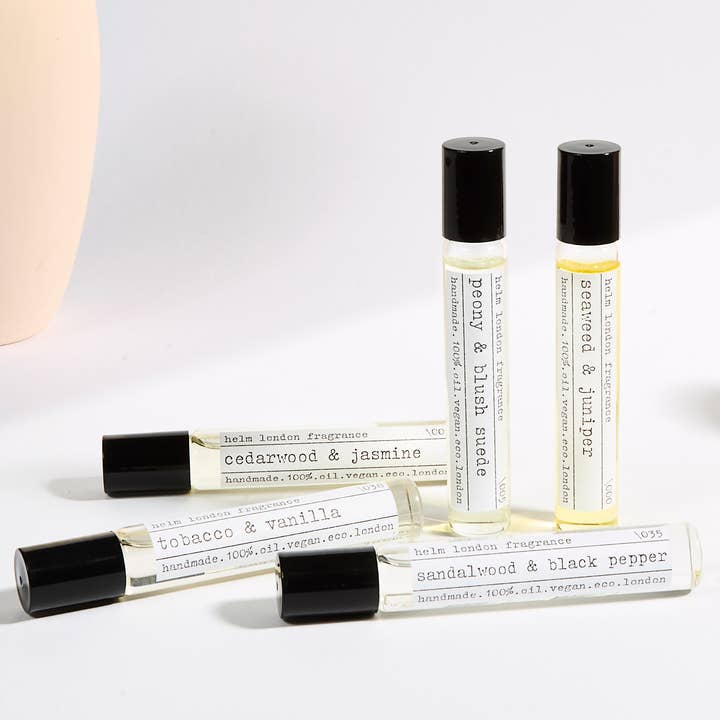 Helm London – wholesale Roll-on fragrance – Seaweed & Juniper Fragrance - 10ml Rollerball2