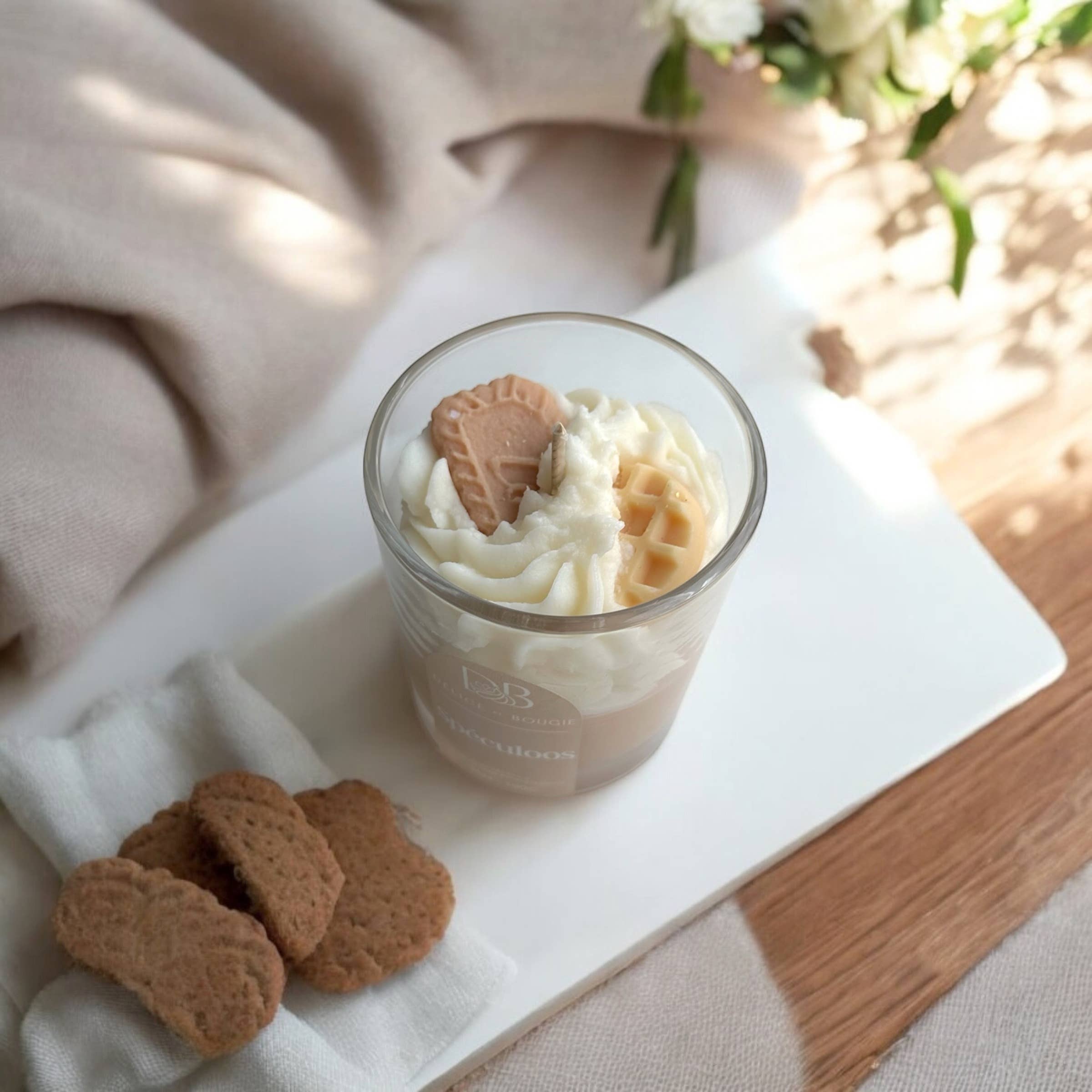 Delice de Bougie - Wholesale Novelty Candle - Chantilly candle | Speculoos