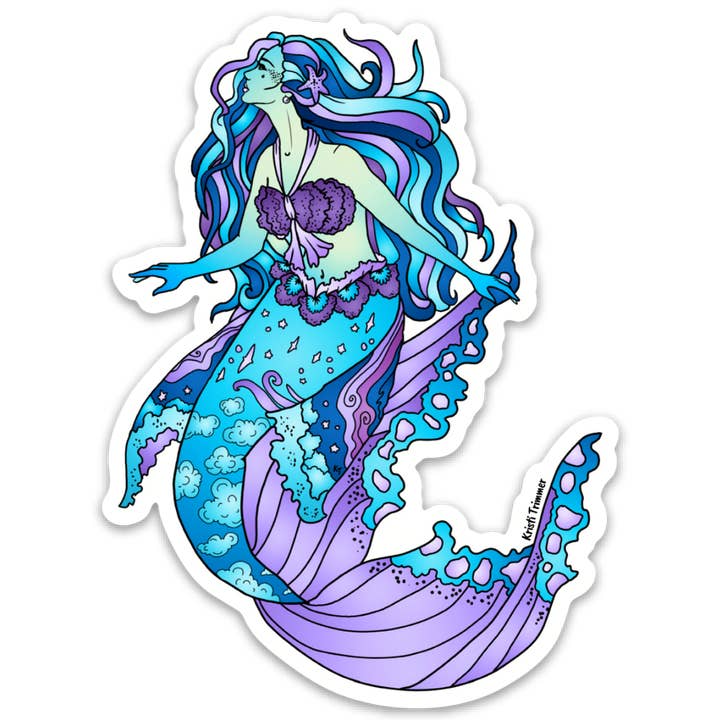 Fantasy - Zeemeerminsticker voor wholesale door Alaska Wild & Free