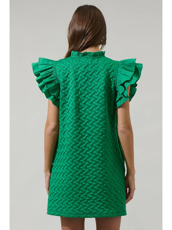 Sugarlips - Wholesale Dress - Women's - Yulia Quilted Adalee Ruffle Mini Dress9