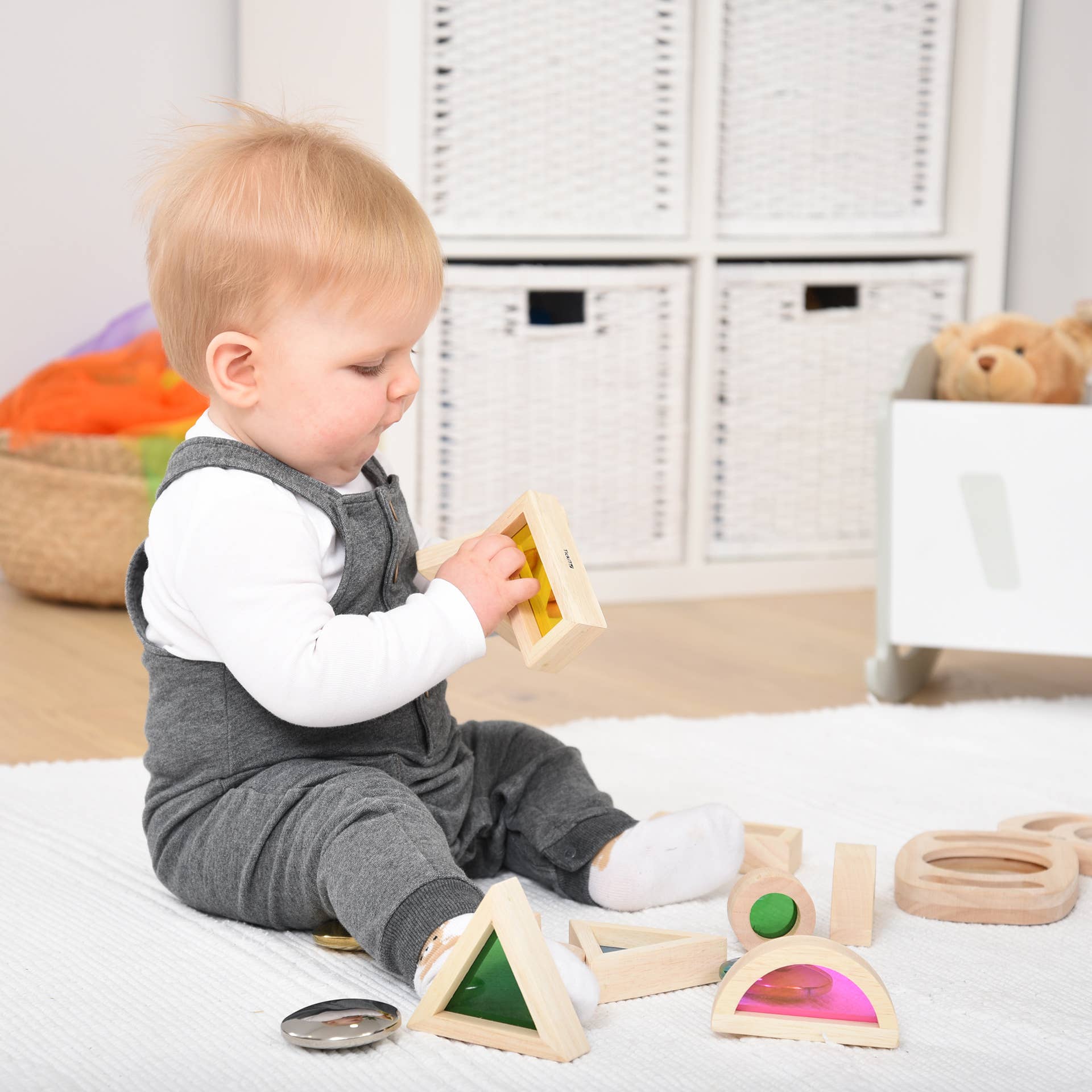 Commotion (Europe) BV - Wholesale Blocks - Kids Baby - Rainbow Blocks - Building blocks - Wooden Toy - Sensory
3