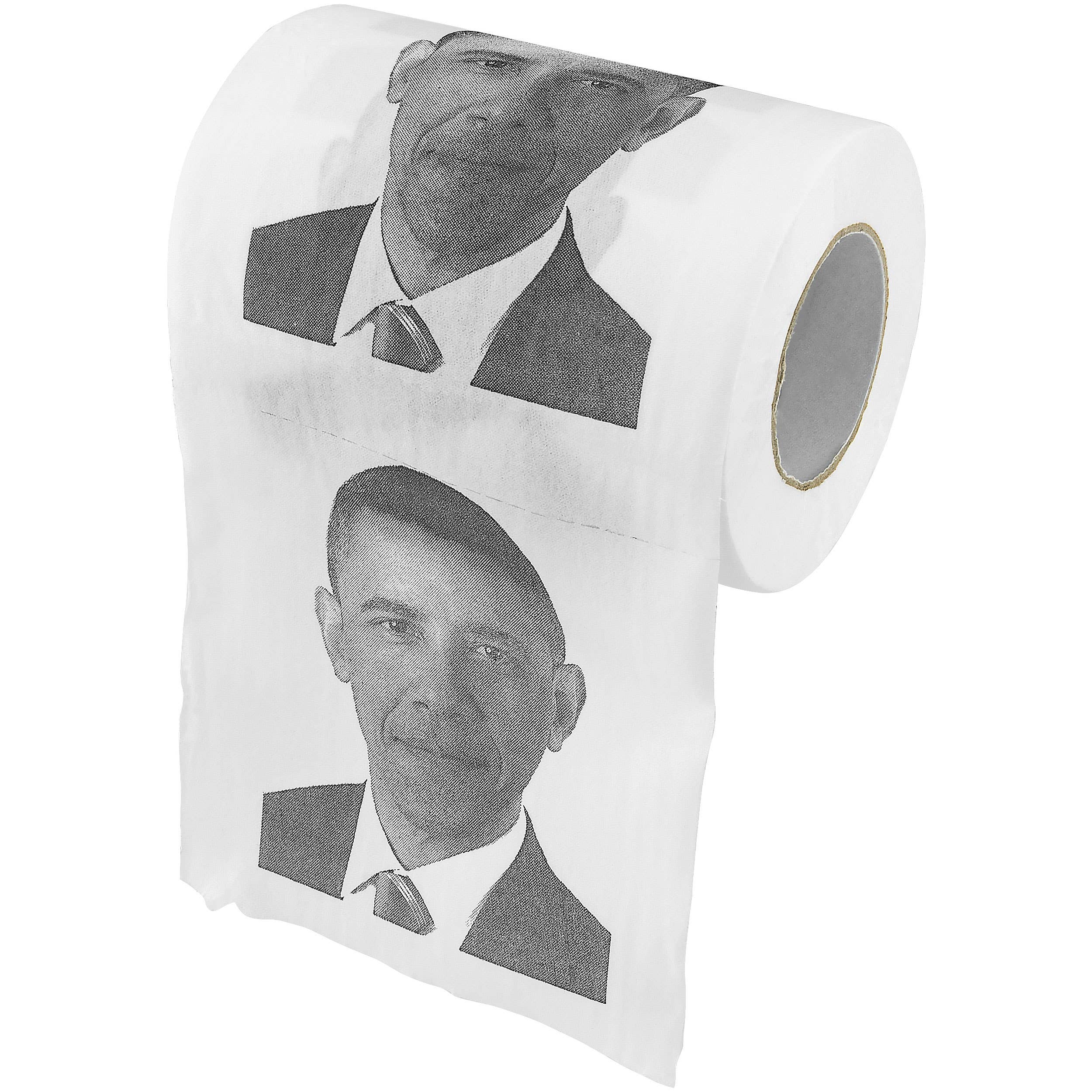 Fairly Odd Brands - Vente Cadeau amusant/original - Papier toilette Funny Novelty : Barack Obama0