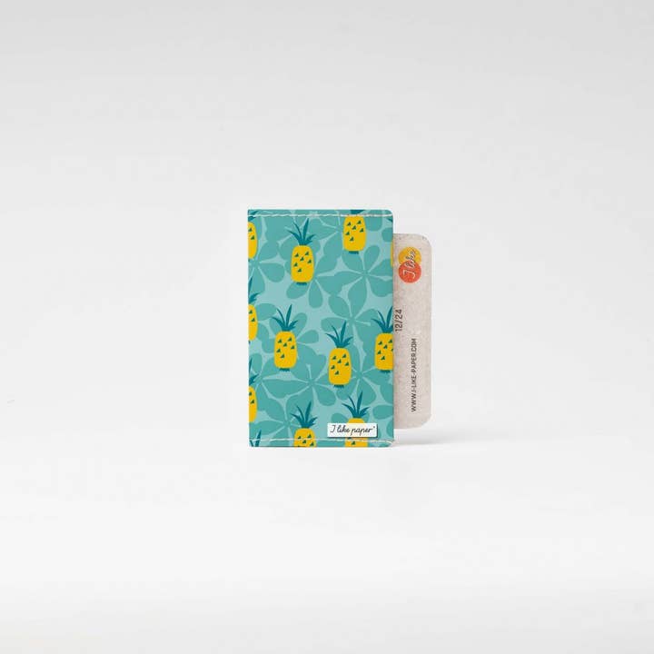 Porte-cartes PINA COLADA Tyvek® /Portefeuille pour cartes de visite pour la vente par I Like Paper