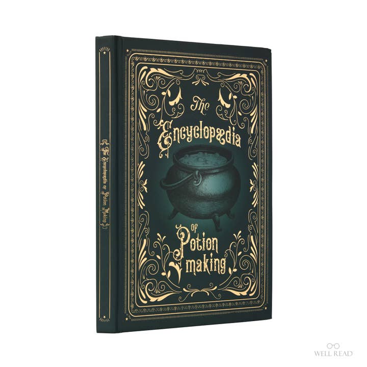 Well Read Company - Wholesale Notebook - The Encyclopedia of Potion Making Gold Foiled A5 Hardback Notebook7